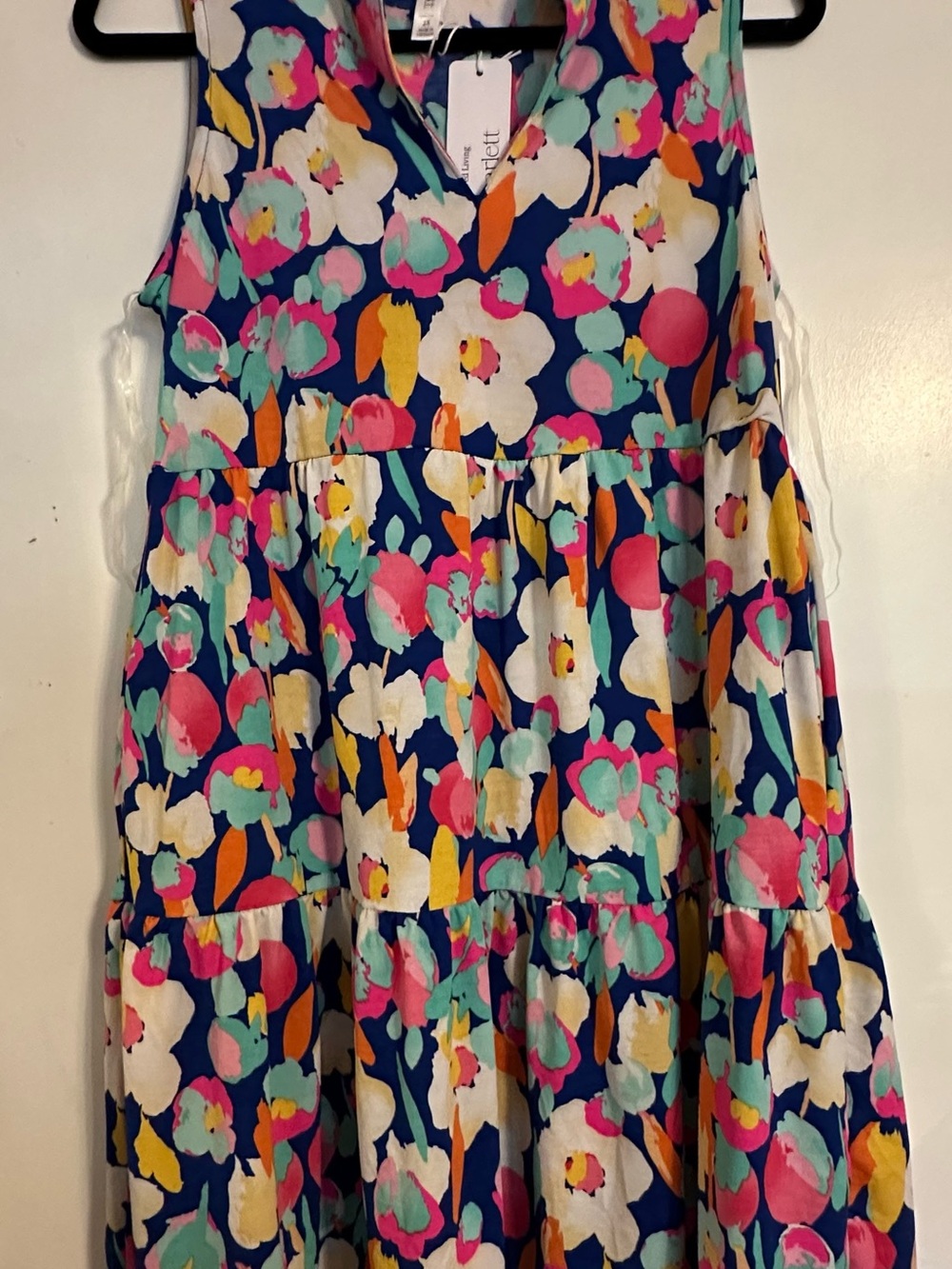 Dear Scarlett Multicolor Abstract Floral dress
